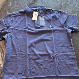 Polo by Ralph Lauren Men's Navy Polo Shirt L